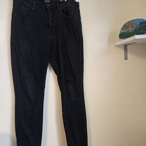 Women's High Rise Ankle Black Jeans